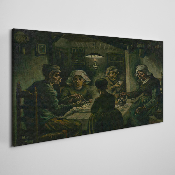 Supper in a Cloud of Shadow Canvas wall art