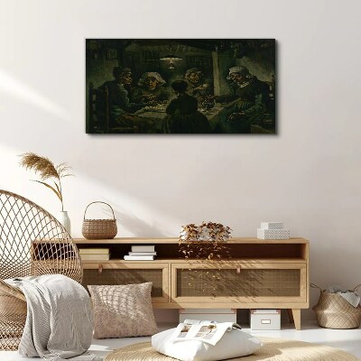 Supper in a Cloud of Shadow Canvas wall art