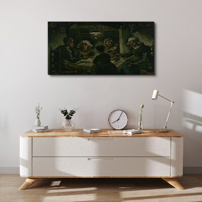 Supper in a Cloud of Shadow Canvas wall art