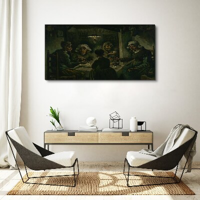 Supper in a Cloud of Shadow Canvas wall art