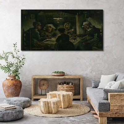 Supper in a Cloud of Shadow Canvas wall art