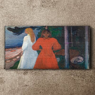 Cold wind over the sea Print on canvas