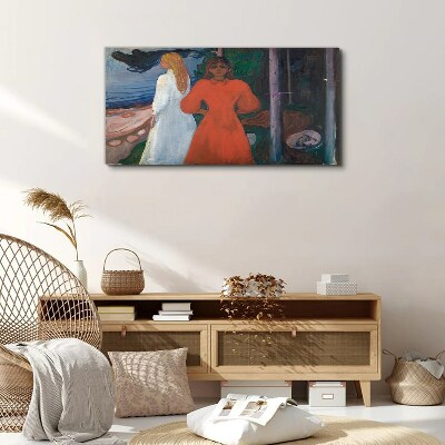 Cold wind over the sea Print on canvas