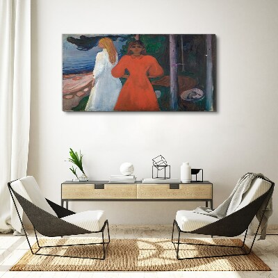 Cold wind over the sea Print on canvas