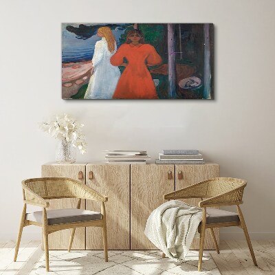 Cold wind over the sea Print on canvas