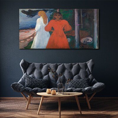 Cold wind over the sea Print on canvas
