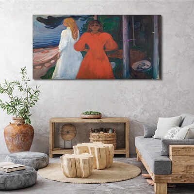 Cold wind over the sea Print on canvas