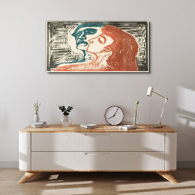 An intimate look at emotions Print on canvas