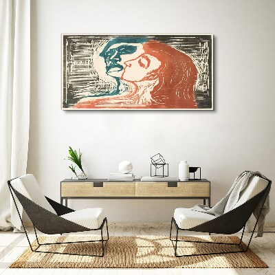 An intimate look at emotions Print on canvas
