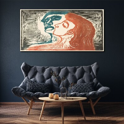 An intimate look at emotions Print on canvas
