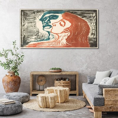 An intimate look at emotions Print on canvas
