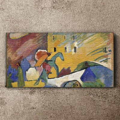 Movement and color in the landscape Canvas wall art