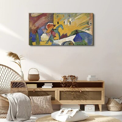Movement and color in the landscape Canvas wall art