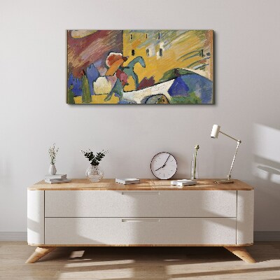 Movement and color in the landscape Canvas wall art