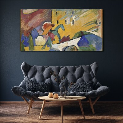 Movement and color in the landscape Canvas wall art