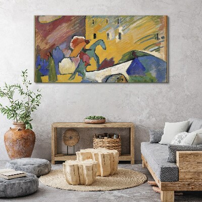 Movement and color in the landscape Canvas wall art