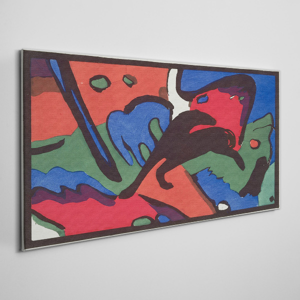 Abstract composition of colors Print on canvas