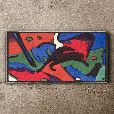 Abstract composition of colors Print on canvas