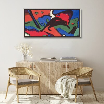 Abstract composition of colors Print on canvas