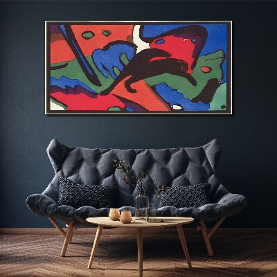 Abstract composition of colors Print on canvas