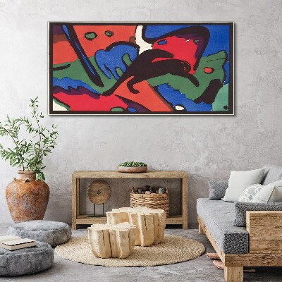 Abstract composition of colors Print on canvas