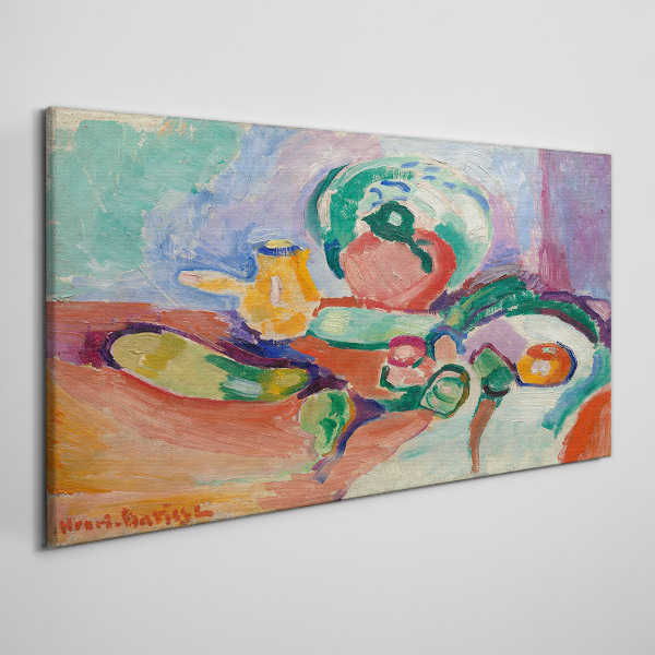 Still life in color Print on canvas