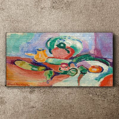 Still life in color Print on canvas