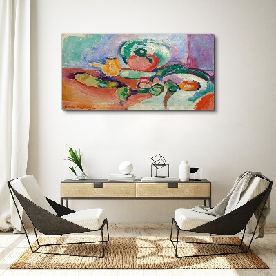 Still life in color Print on canvas