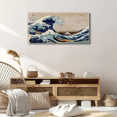 The Great Wave off Kanagawa Print on canvas