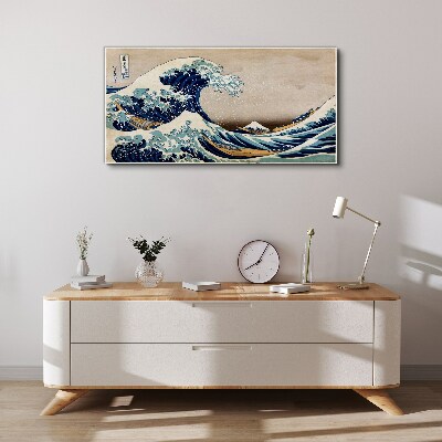 The Great Wave off Kanagawa Print on canvas