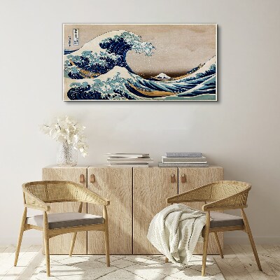 The Great Wave off Kanagawa Print on canvas