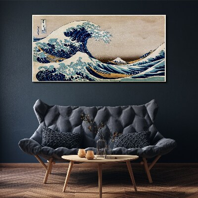 The Great Wave off Kanagawa Print on canvas
