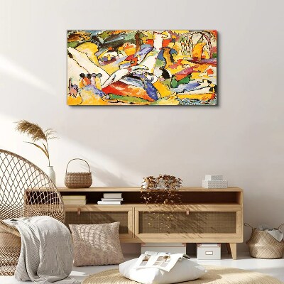 Composition abstract Canvas print
