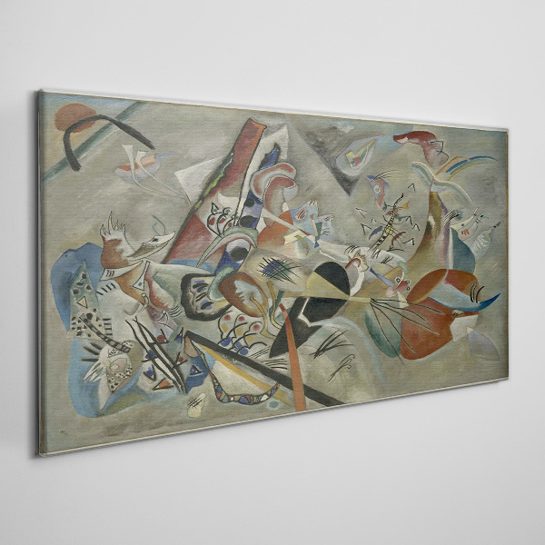 Abstract landscape of colors Print on canvas