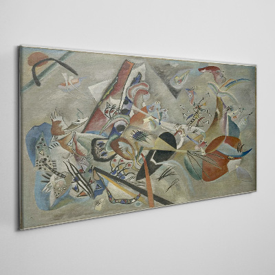 Abstract landscape of colors Print on canvas