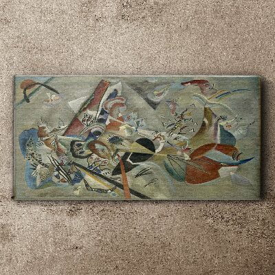 Abstract landscape of colors Print on canvas