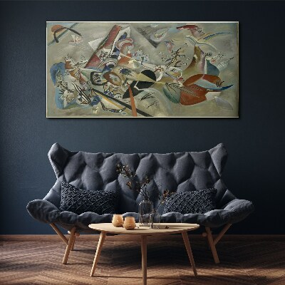 Abstract landscape of colors Print on canvas