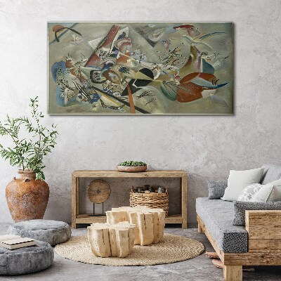 Abstract landscape of colors Print on canvas