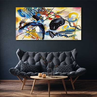 Abstract landscape of colors Print on canvas