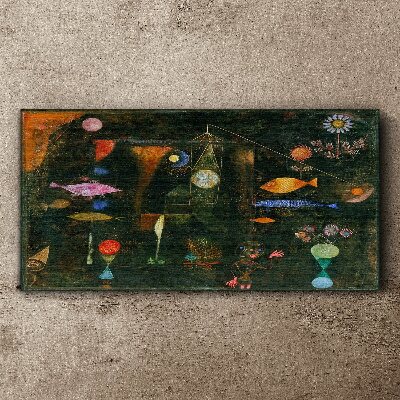 The fantasy world of underwater creatures Print on canvas