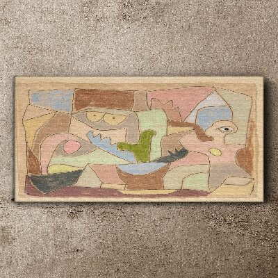 Abstract landscape of emotions Print on canvas