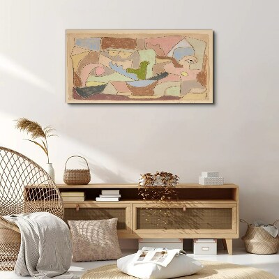 Abstract landscape of emotions Print on canvas