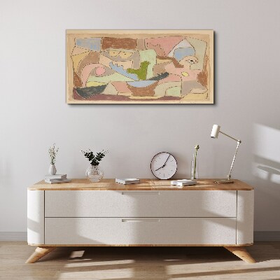Abstract landscape of emotions Print on canvas