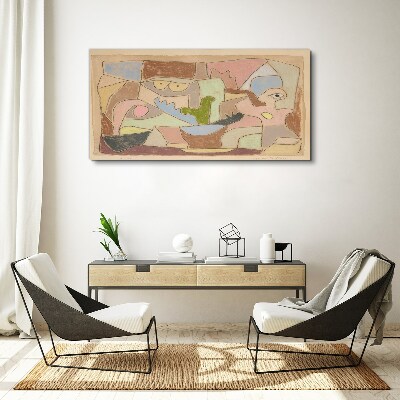 Abstract landscape of emotions Print on canvas