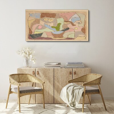 Abstract landscape of emotions Print on canvas