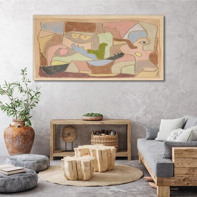 Abstract landscape of emotions Print on canvas