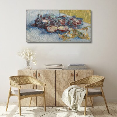 Vegetables on the table Print on canvas