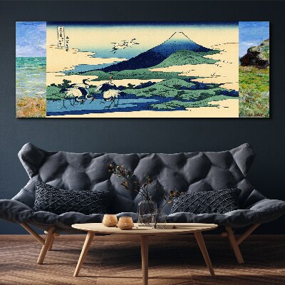 Abstraction hill Canvas Wall art
