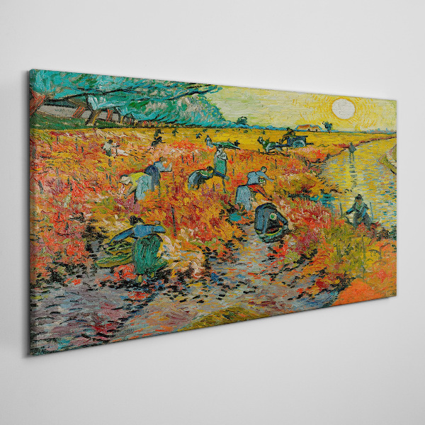 Wheat gatherers Print on canvas