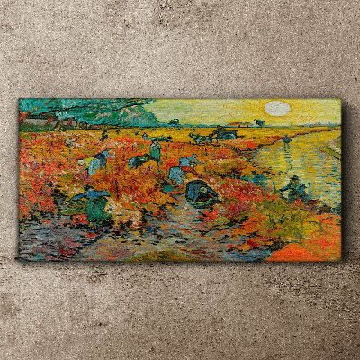 Wheat gatherers Print on canvas